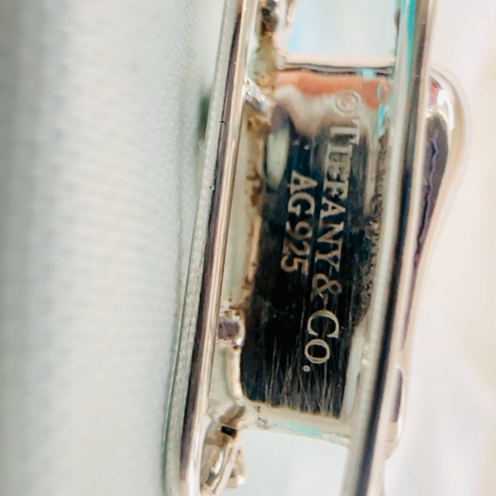 Tiffany & co blue enamel silver sled charm necklace - Picture 10 of 13
